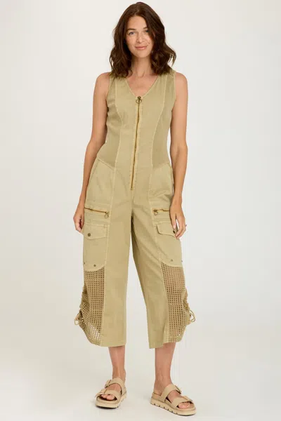 Xcvi Kimeo Jumpsuit In Beige