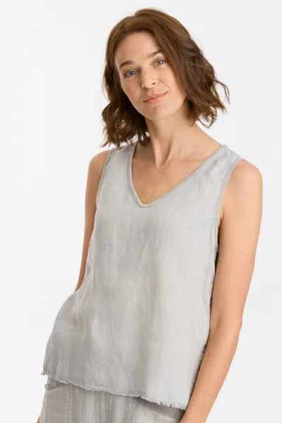 Xcvi Lamar Tank In Grey