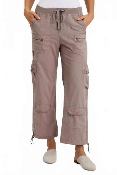 Xcvi Langley Straight Cargo Pant In Poppy Seed In Brown