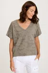 Xcvi Langston Top In Green