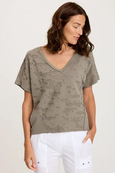 Xcvi Langston Top In Green