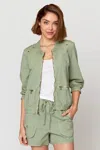 Xcvi Lanora Bomber In Green