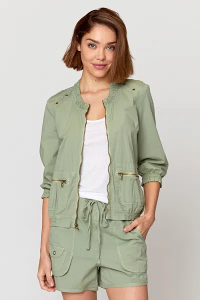 Xcvi Lanora Bomber In Green