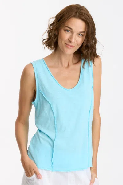 Xcvi Laramie Tank In Blue