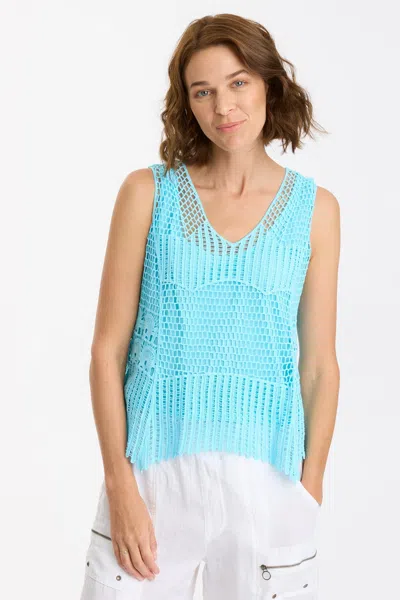 Xcvi Larina Tank In Blue