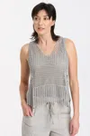 Xcvi Larina Tank In Grey
