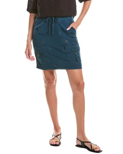 Xcvi Leto Twill Mini Skirt In Green