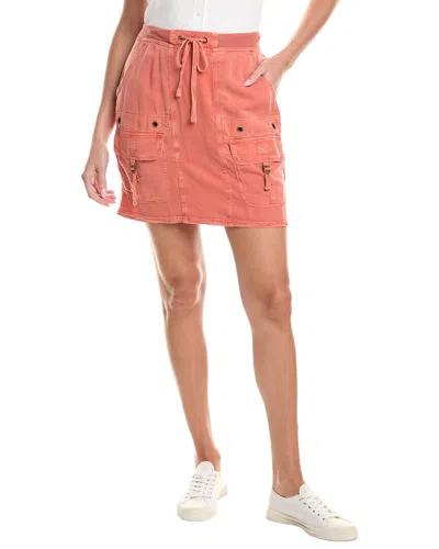Xcvi Leto Twill Mini Skirt In Pink