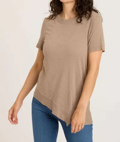 Xcvi Lettie Tee In Truffle In Multi
