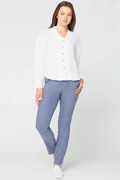 Xcvi Lettuce Edge Blouse In White