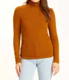 Xcvi Lilis Turtleneck Top In Aurum In Multi