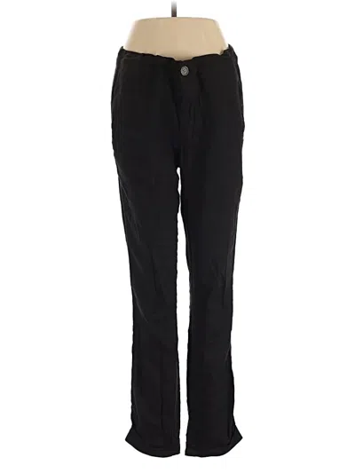Pre-owned Xcvi Linen Pants In Black