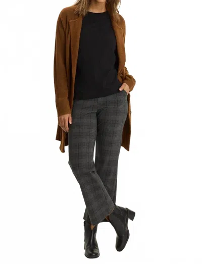 Xcvi Linus Flare Pants In Charcoal In Gray