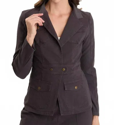 Xcvi Lochlyn Jacket In Ashlar In Purple