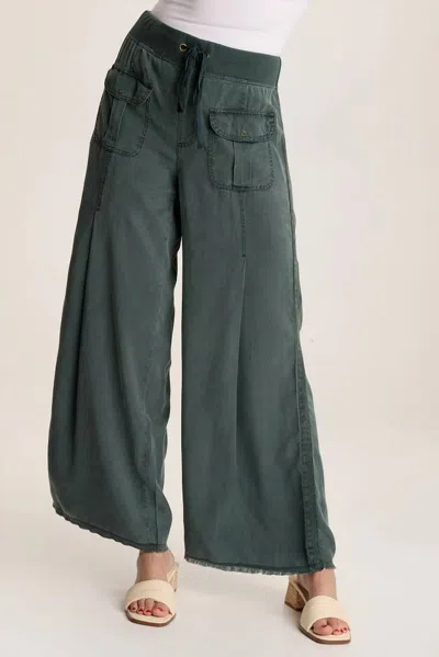 Xcvi Loen Pant In Silken Pine In Green