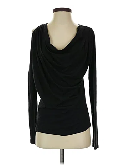 Pre-owned Xcvi Long Sleeve T-shirt In Black
