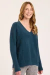 Xcvi Lucretia Pullover In Blue