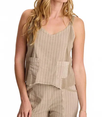 Xcvi Ludora Tank Top In Tanglewood Pigment In Neutral