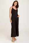 Xcvi Macauley Crop Jumpsuit In Black