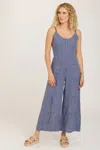 Xcvi Macauley Crop Jumpsuit In Blue