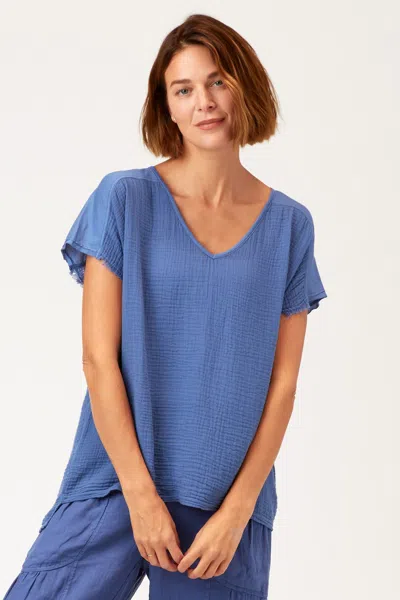 Xcvi Maddock Tee In Blue