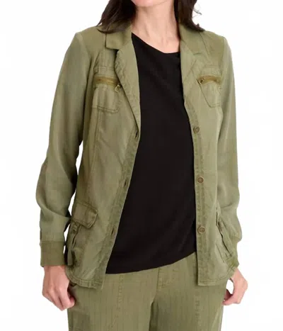 Xcvi Maela Twill Relaxed Blazer In Espalier Pigment In Multi