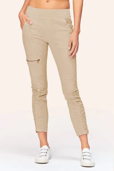 Xcvi Malanda Poplin Pants In Sand In Brown