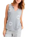 Xcvi Margaux Tank In Grey