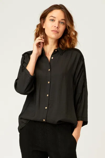 Xcvi Marion Blouse In Black