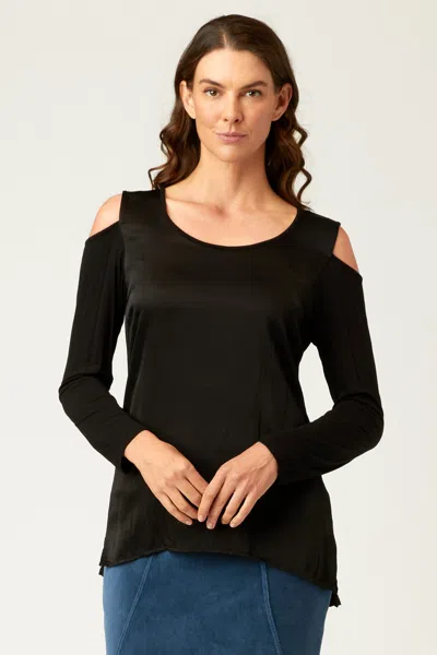 Xcvi Marlee Cold Shoulder In Black