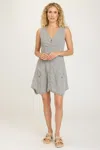 Xcvi Melar Dress In Grey