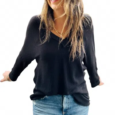 Xcvi Mesh Fira Pullover In Black