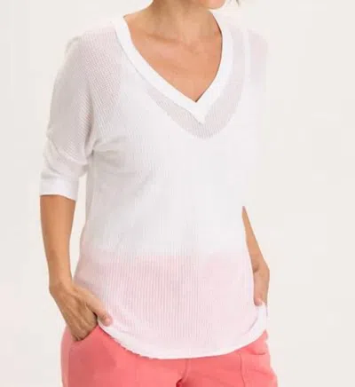Xcvi Mesh Fira Pullover In White