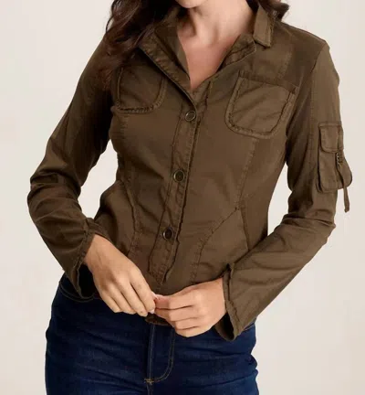 Xcvi Munir Jacket In Westgate Pigment In Burgundy