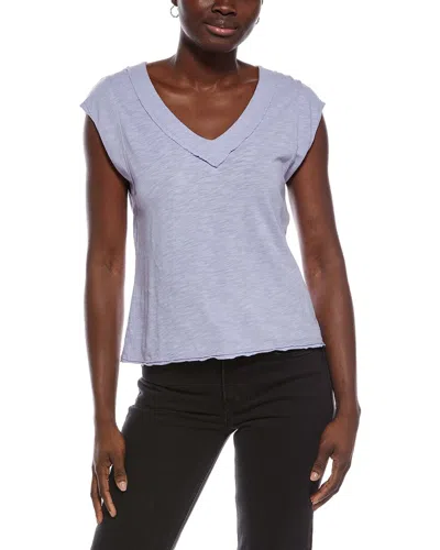 Xcvi Neela V-neck Top In Blue