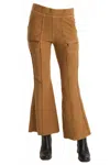 Xcvi Ninian Knit Flared Pants In Goldenrod In Gold