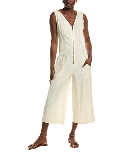 Xcvi Norris Linen-blend Jumpsuit