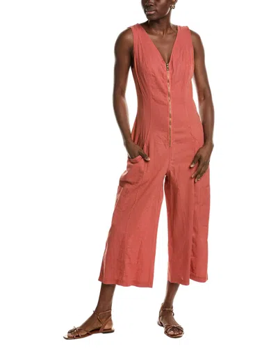 Xcvi Norris Linen-blend Jumpsuit