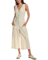 Xcvi Norris Linen-blend Jumpsuit In Beige