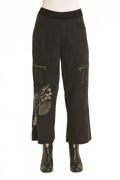 Xcvi Odran Slim Wide Leg Pant In Black