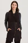 Xcvi Oldrich Quilted Vest In Black