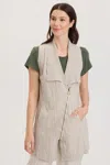 Xcvi Oldrich Vest In Klondike Pigment In Neutral
