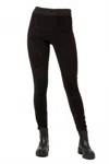Xcvi Oslo Baby Cord Legging In Black In Black