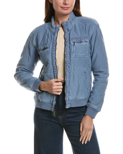 Xcvi Osment Quilted Bomber Jacket In Multi