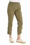 Xcvi Otish Slim Pants In Terrarium Pigment In Green