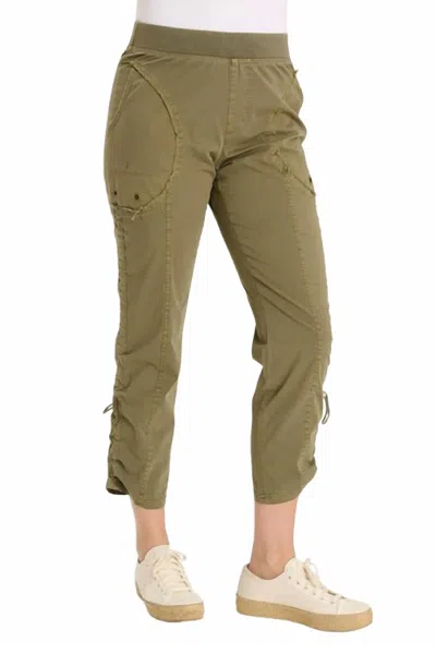Xcvi Otish Slim Pants In Terrarium Pigment In Green
