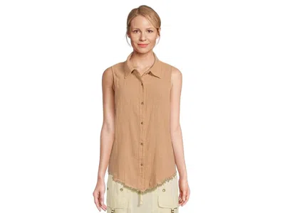 Xcvi Otto Top In Brown