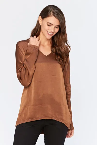 Xcvi Parris Top In Brown