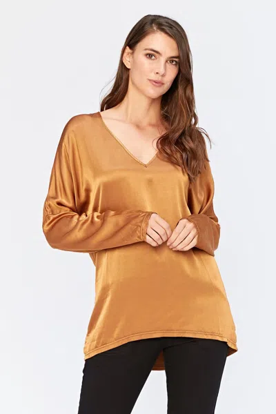 Xcvi Parris Top In Orange