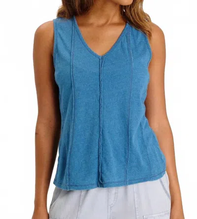 Xcvi Pasha Tank Top In Indigo In Blue